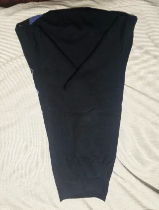 Jersey Barbour Lana Angora Azul Marino XL