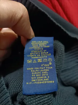 Jersey Polo Ralph Lauren Hombre M Negro