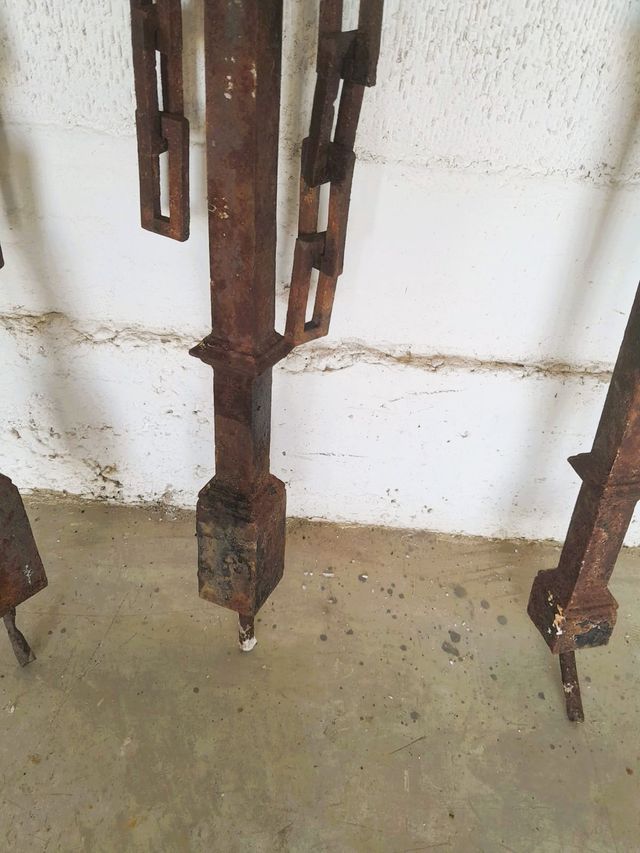 Cadenas de hierro forjado antiguas