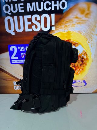 Mochila Táctica Militar 25L Mini Negra pequeña
