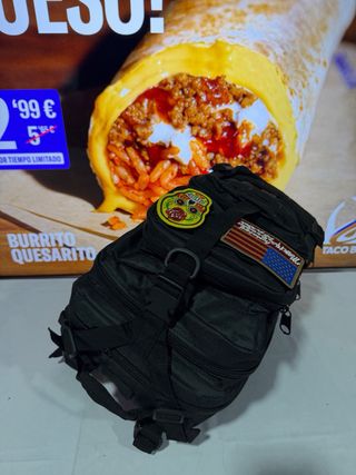 Mochila Táctica Militar 25L Mini Negra pequeña