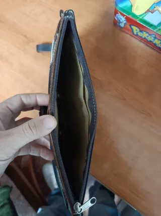 Bolso Rociero Negro y Azul