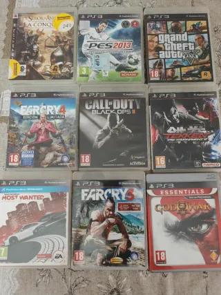 Lote de 9 juegos de playstation 3