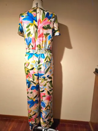 Mono largo estampado floral verano