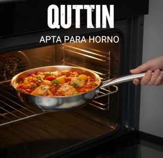 Sartén 28cm Acero Inoxidable