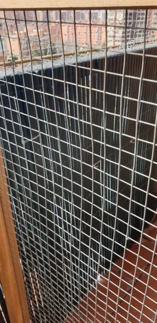 Valla metálica resistente