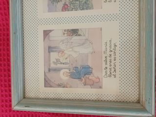 Cuadro infantil religioso Dios te salve Maria