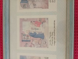 Cuadro infantil religioso Dios te salve Maria