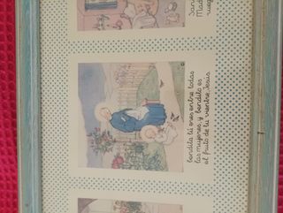 Cuadro infantil religioso Dios te salve Maria