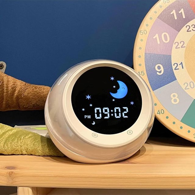 Reloj Despertador Infantil Sol y Luna