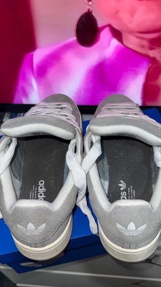 Zapatillas Adidas Campus Grises y Blancas