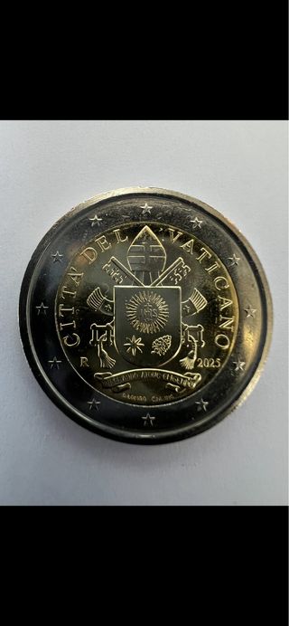 Moneda 2 Euro Città del Vaticano 2025