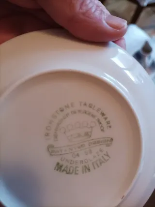 Juego de café porcelana azul y blanco