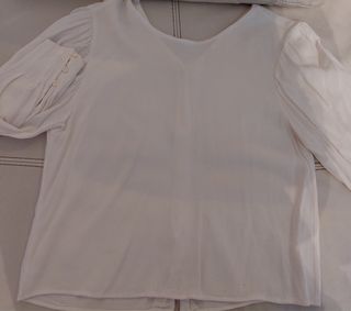 Camisa blanca manga larga