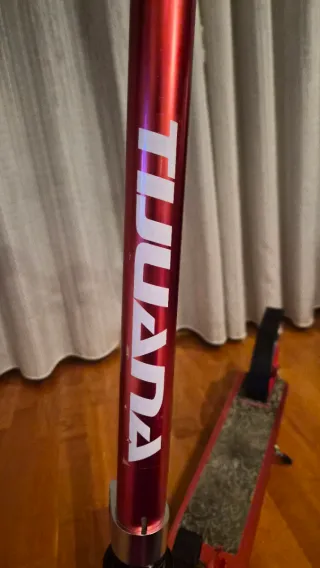 Patinete Tijuana Rojo Metalizado Plegable