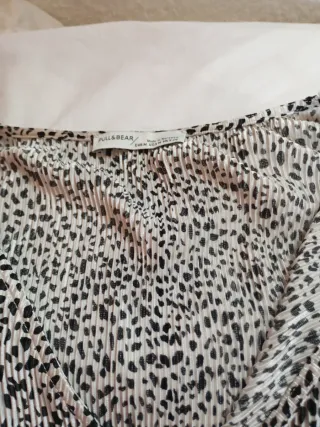 Blusa estampada manga larga
