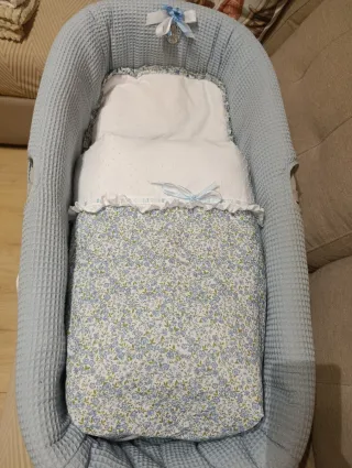 Funda Capazo + Colchoneta + Saco Bebé