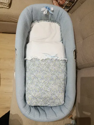 Funda Capazo + Colchoneta + Saco Bebé