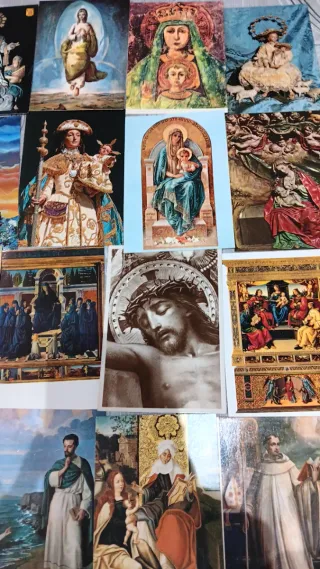 32 Postales Religiosas Variadas