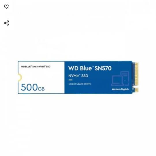 SSD WD Blue SN570 500GB M.2 NVMe#405002