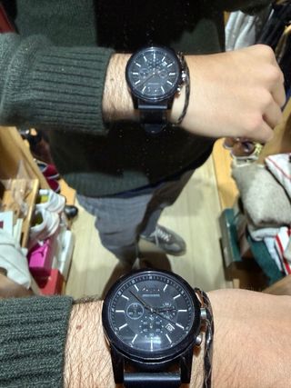 Reloj Armani Exchange Negro con correa de caucho