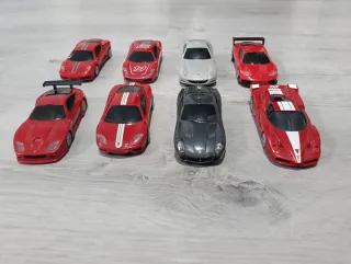 Lote 8 Coches Ferrari Colección Shell