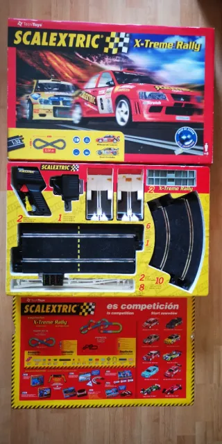 3 Circuitos Scalextric: F-1, Lemans, X-Treme