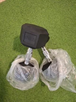 Par Mancuernas Hexagonales 12.5 Kg