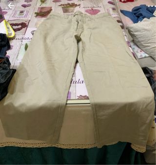 Pantalón chino hombre beige