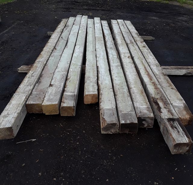 Vigas de madera antiguas