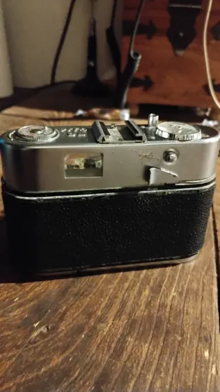 Cámara Voigtländer Vintage Plata y Negra