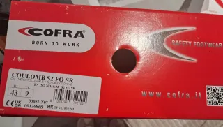 Zapatos de seguridad COFRA Talla 43 Negros
