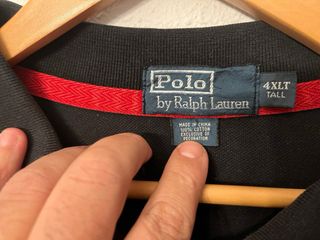 Polo Ralph Lauren Negro Talla 4XT