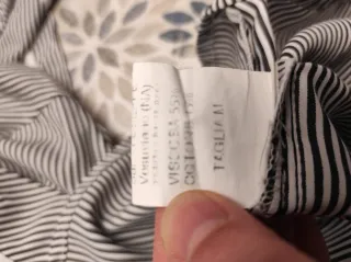 Camicetta donna a righe tg M