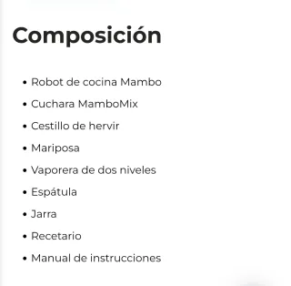 Robot Cocina Mambo Cecotec 7090