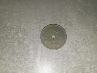 130 Monedas 25 Céntimos 1937