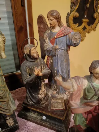 Antica collezione statue religiose