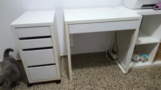 Escritorio y cajonera Micke Ikea