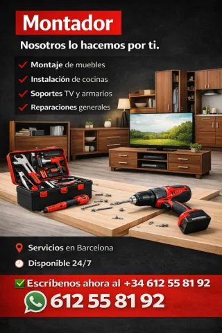 Montaje de muebles montador