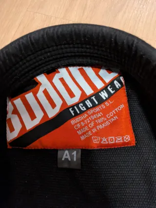 Kimono BJJ GI Buddha Negro A1 talla