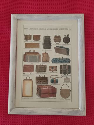 Lámina Colección Maletas Antiguas