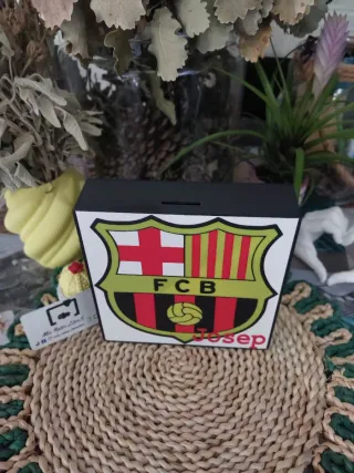 Hucha FC Barcelona Personalizada 3D