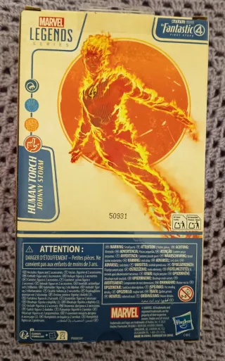 Marvel Legends Human Torch 4 Fantásticos