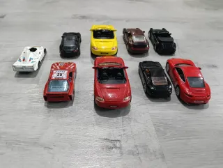 Lote 9 Coches Porsche Miniatura