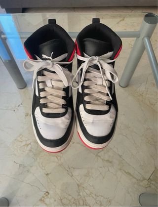 Zapatillas Puma Botín Negras Rojas