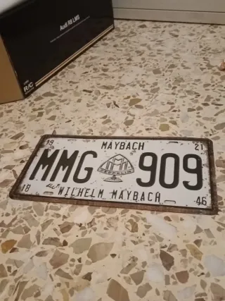 Placa Decorativa Vintage Maybach MMG 909