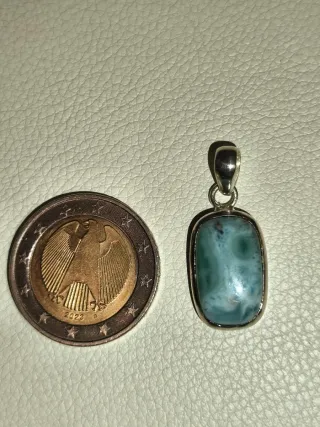Colgante Larimar Plata