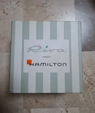 Reloj Hamilton Riva Marrón y Dorado