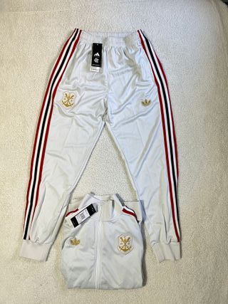 Chándal Adidas X Flamengo Y2K Blanco/Dorado "M"