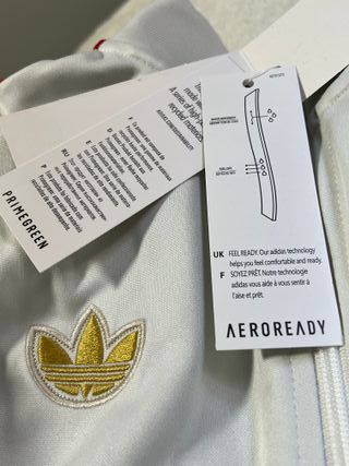 Chándal Adidas X Flamengo Y2K Blanco/Dorado "M"